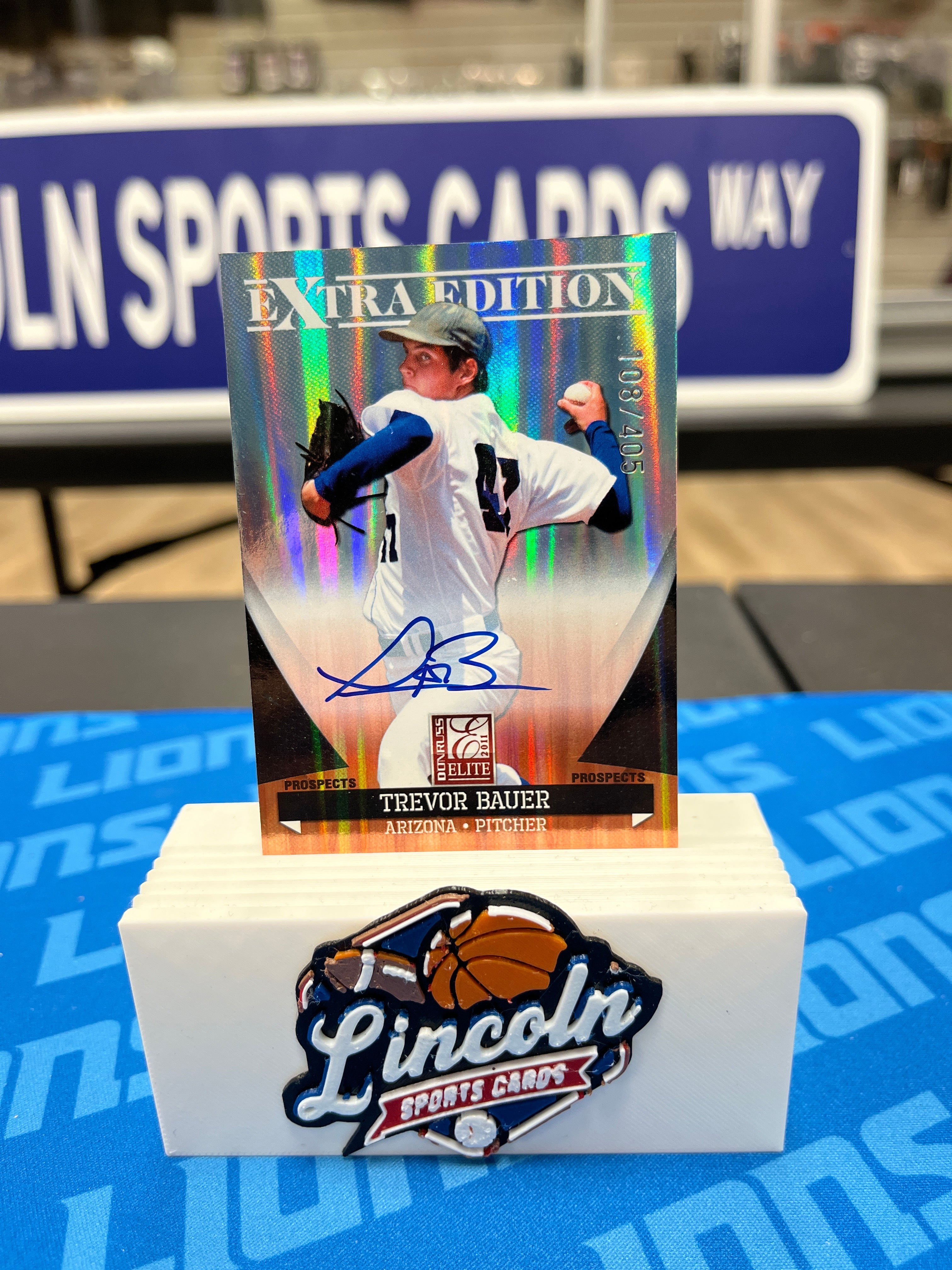 2011 Donruss Elite Trevor Bauer Extra Edition Autograph