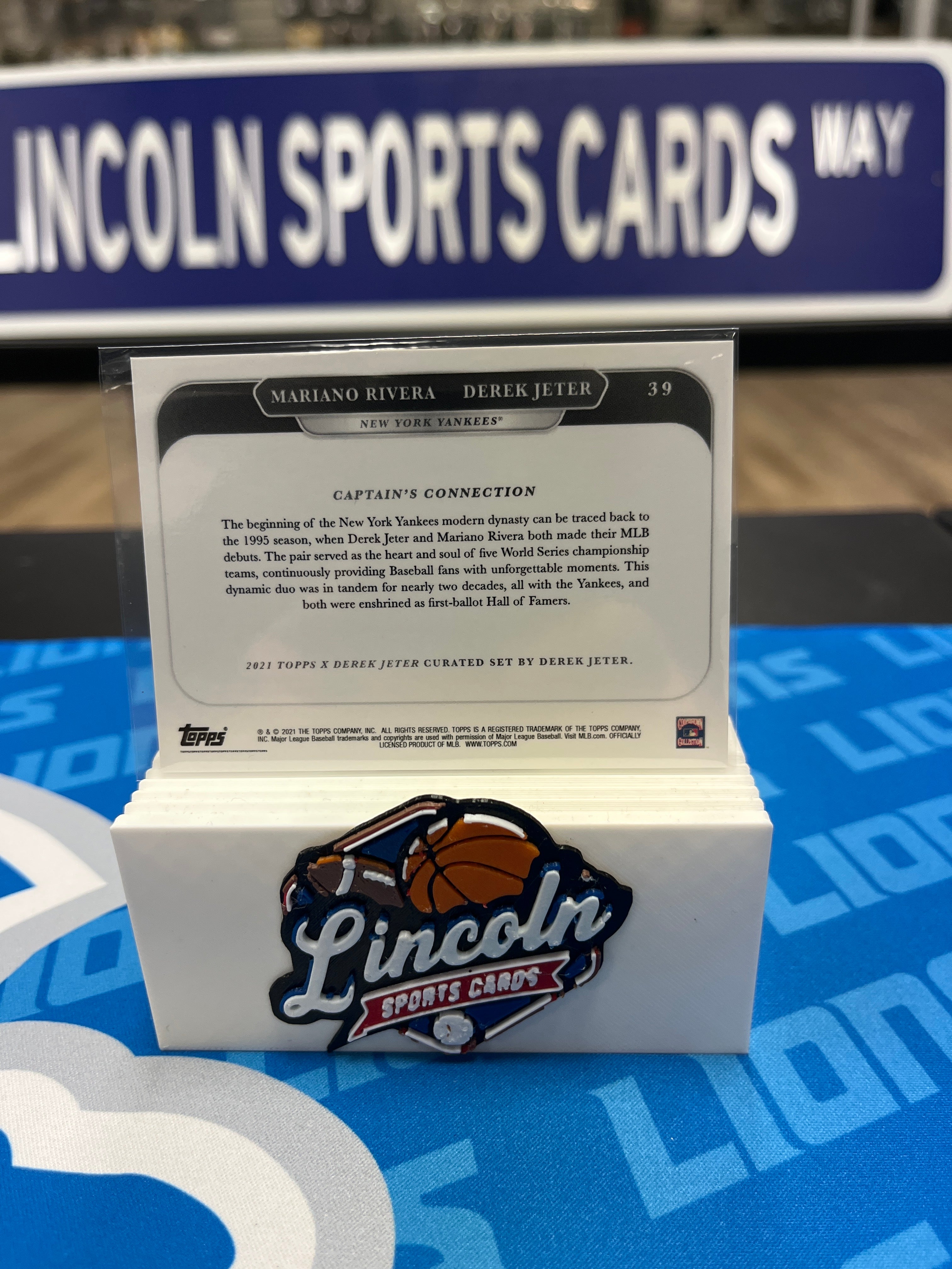 2021 Topps Mariano Rivera and Derek Jeter Captains Connection 23/25